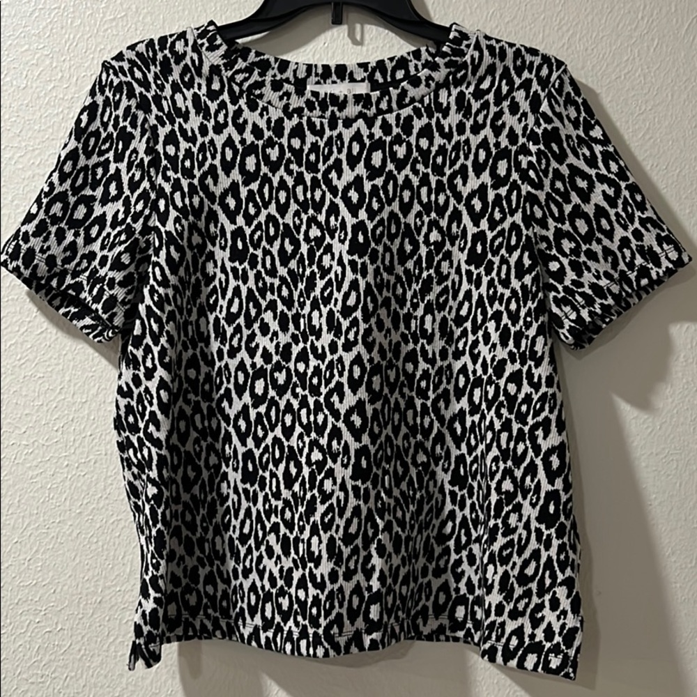 Eri + Ali cotton short-sleeved top